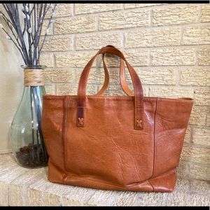 NoonDay Collection Modern Leather Tote